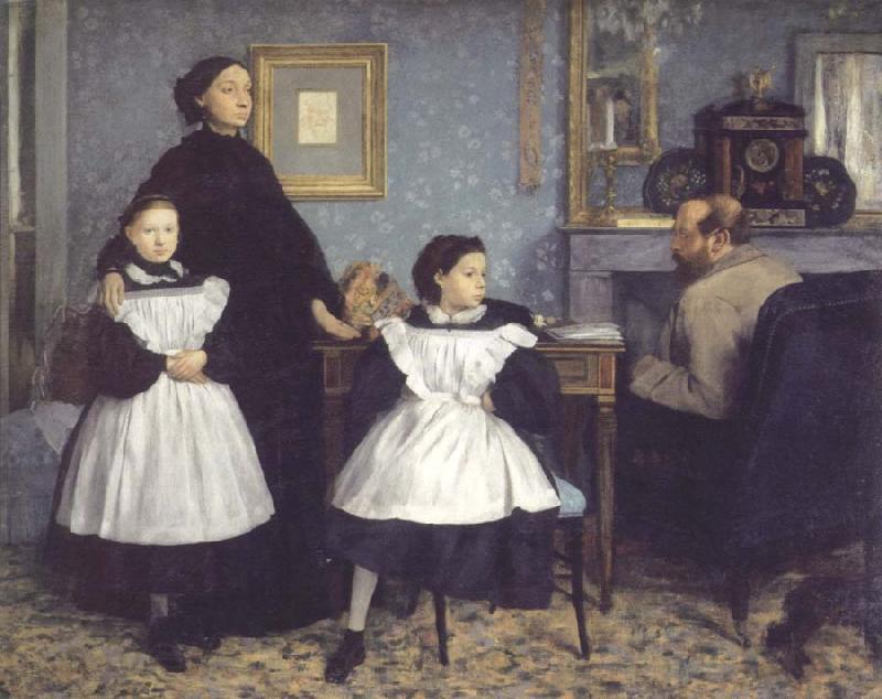 Edgar Degas the bellelli family Spain oil painting art